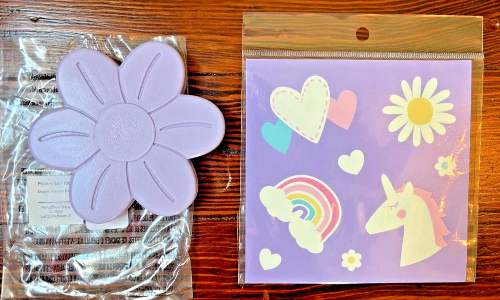 Pottery Barn School Disney Princess Unicorn Rainbow Girl Sticker Set + ICE ??  =