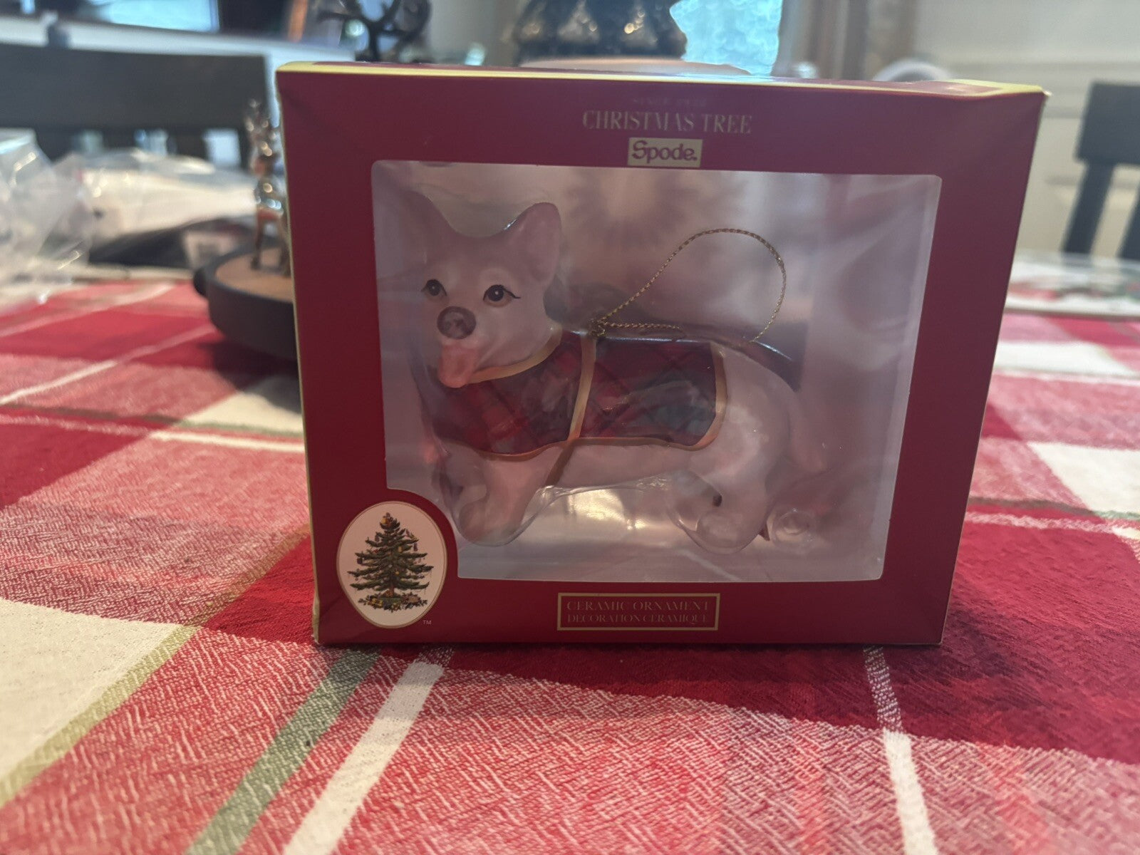 Spode Holiday Ornament Days Christmas party Gift Dog pet kid birthday $79 box m