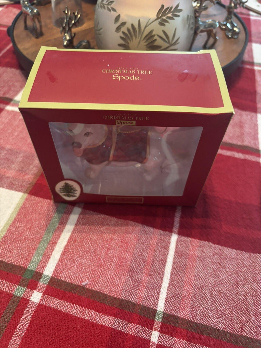 Spode Holiday Ornament Days Christmas party Gift Dog pet kid birthday $79 box m
