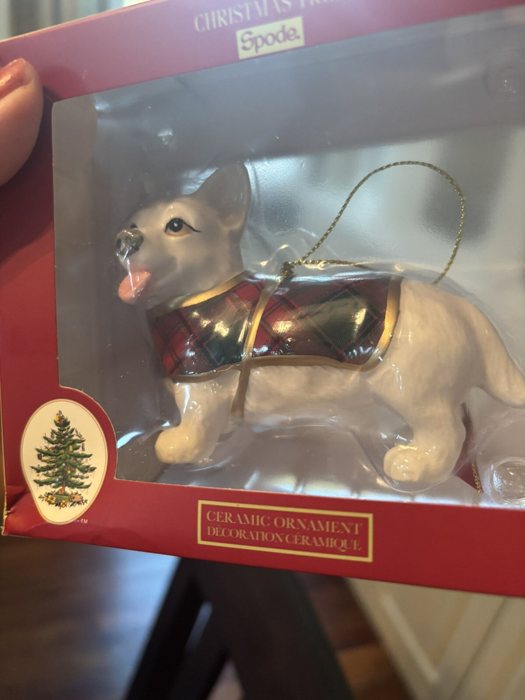 Spode Holiday Ornament Days Christmas party Gift Dog pet kid birthday $79 box m