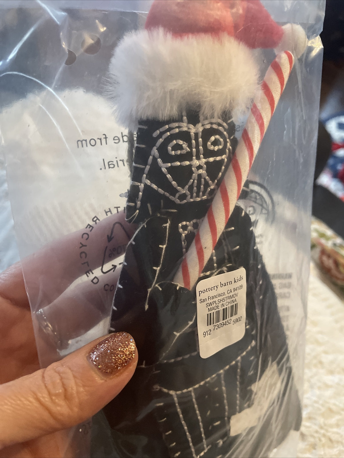 Disney pottery barn holiday Star wars Darth Vader ornament Christmas gift kids [