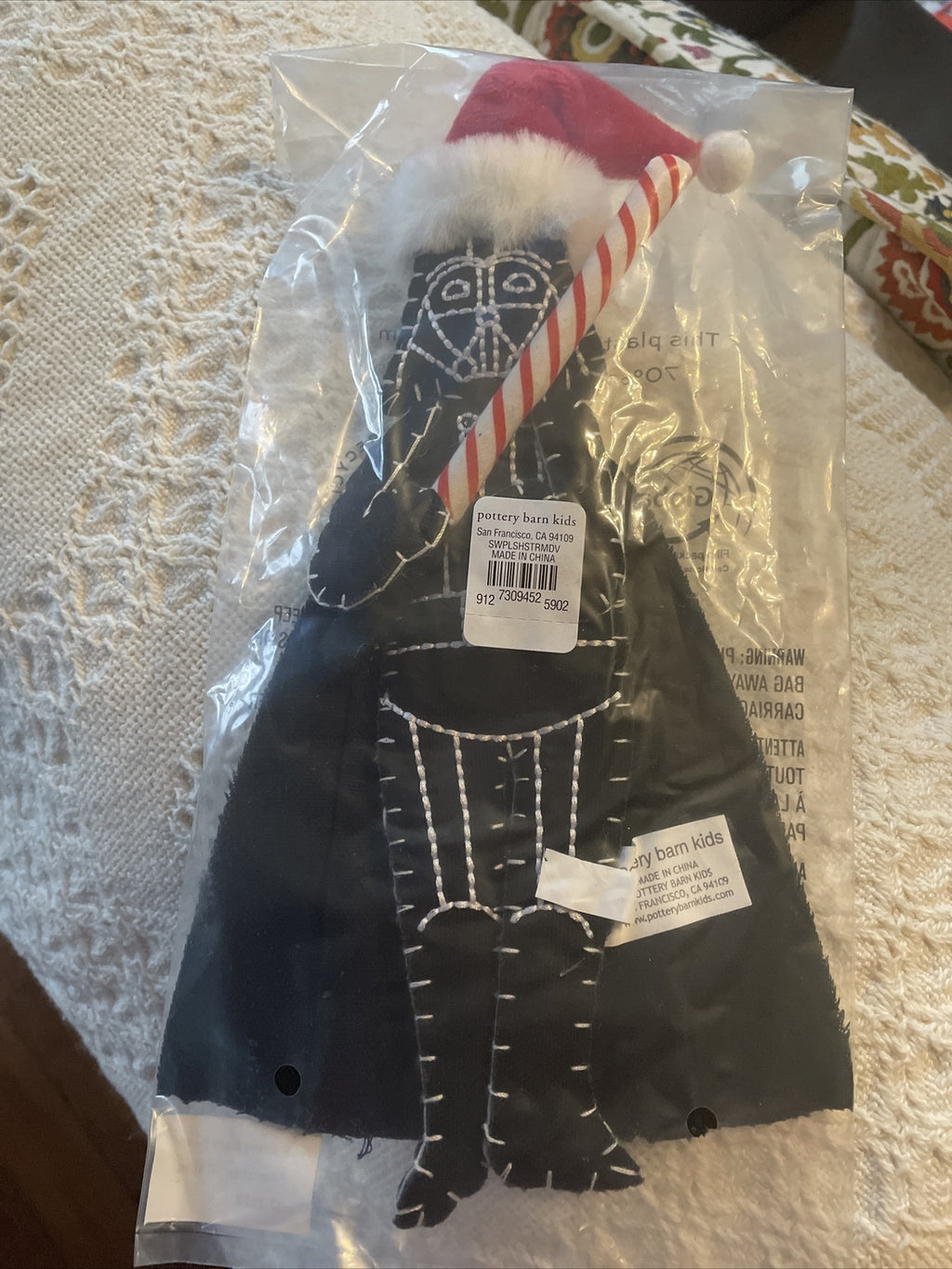 Disney pottery barn holiday Star wars Darth Vader ornament Christmas gift kids [