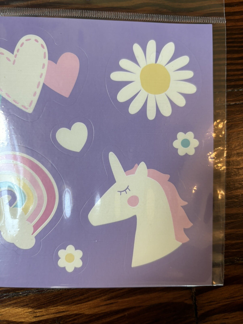 Pottery Barn School Disney Princess Unicorn Rainbow Girl Sticker Set + ICE ??  =