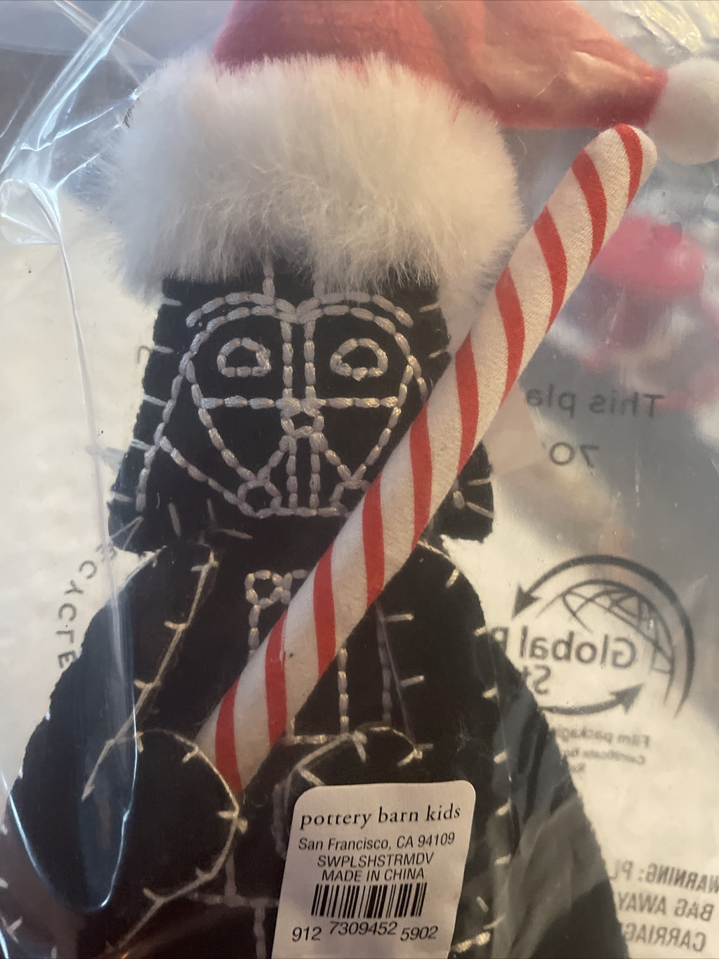 Disney pottery barn holiday Star wars Darth Vader ornament Christmas gift kids [