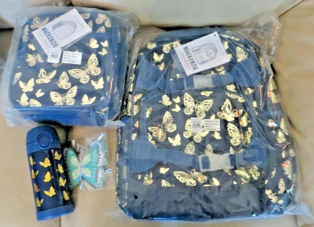 Pottery barn School LARGE BACKPACK + LUNCH + WATER Travel Bag girl Disney ?? .