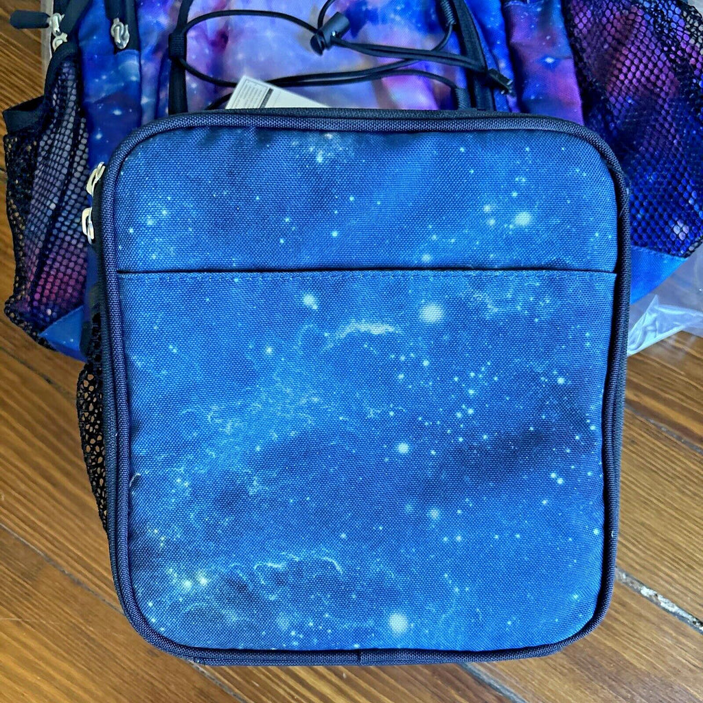 Pottery barn School Disney Galaxy Supernova space star boy Lunch box+Patch set /