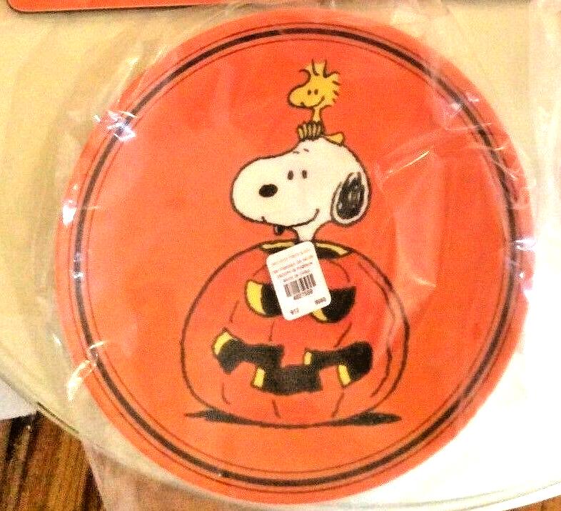 Snoopy Pottery Barn PLATE UTENSIL Peanuts Halloween holiday Disney party SET 8 -