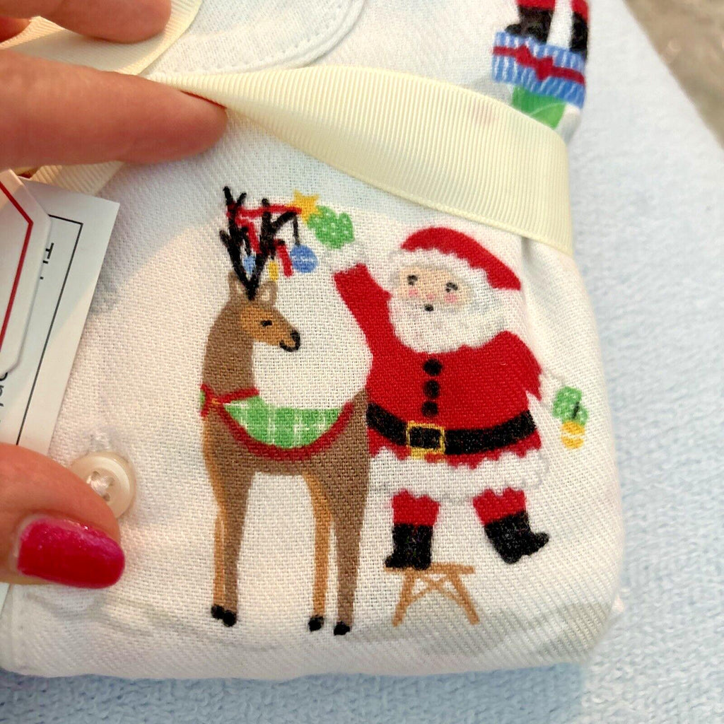 Pottery Barn Holiday Disney Rudolph Pajama , school gift Christmas Santa Deer [