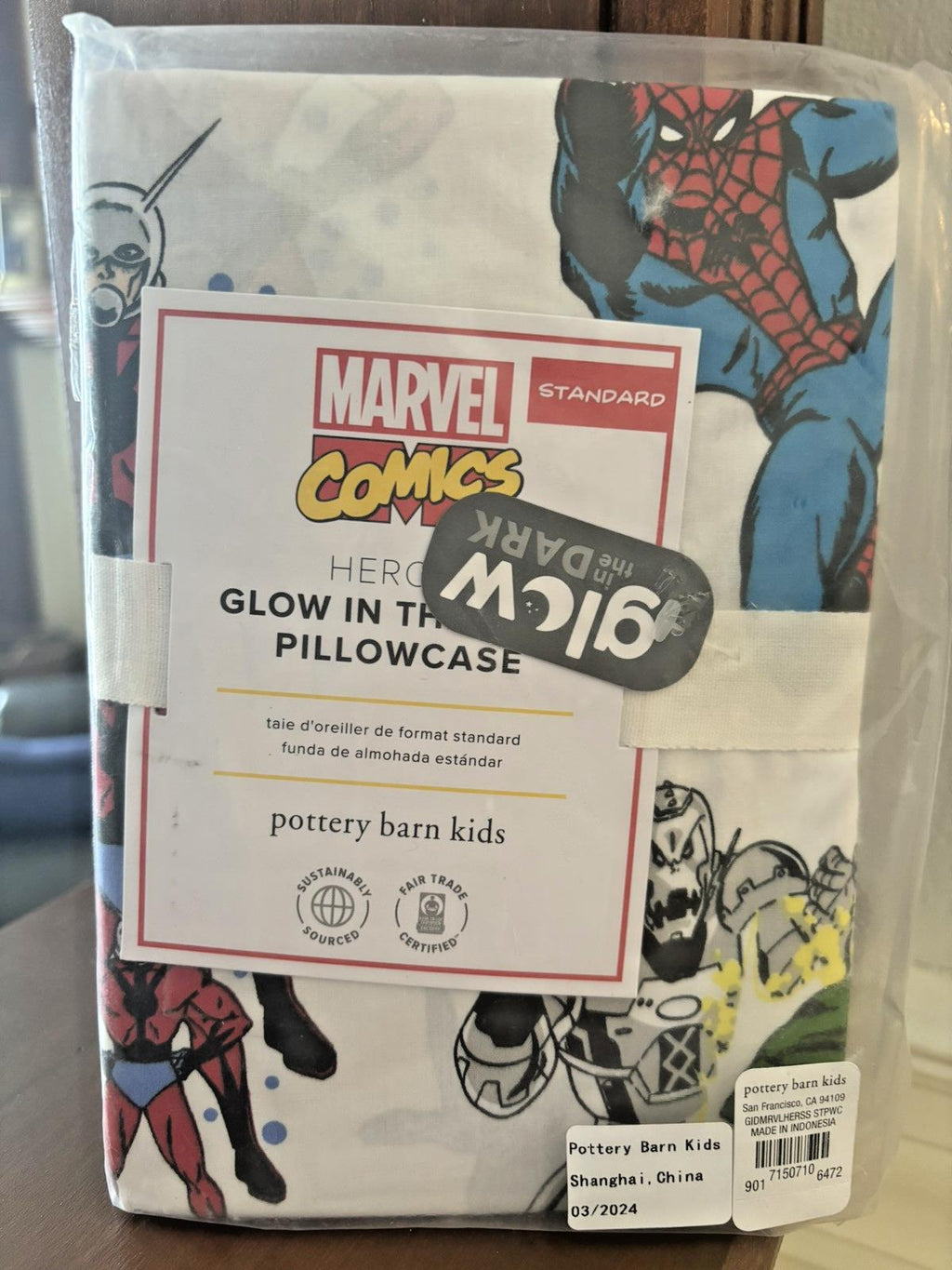 pottery barn Marvel Hero Avengers Disney Comic Star school Pillowcase SET 2 ??