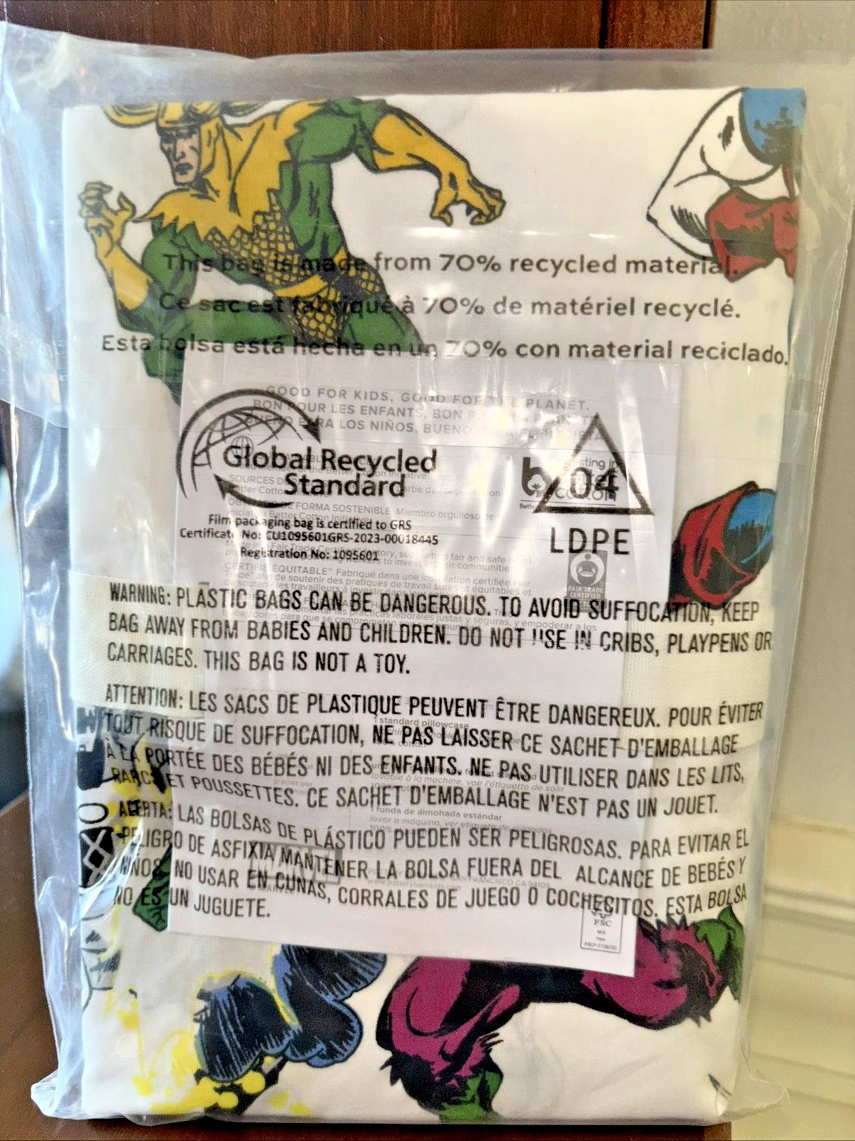 pottery barn Marvel Hero Avengers Disney Comic Star school Pillowcase SET 2 ??