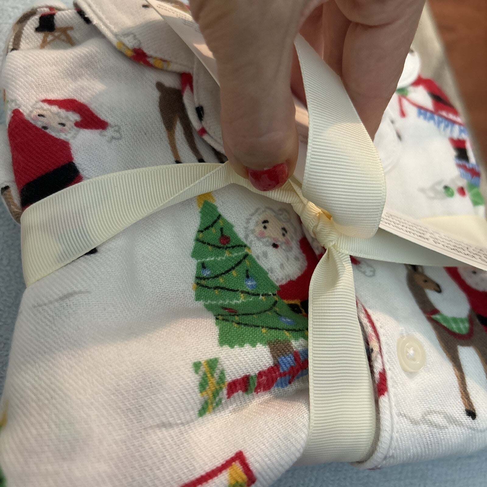 Pottery Barn Holiday Disney Rudolph Pajama , school gift Christmas Santa Deer [