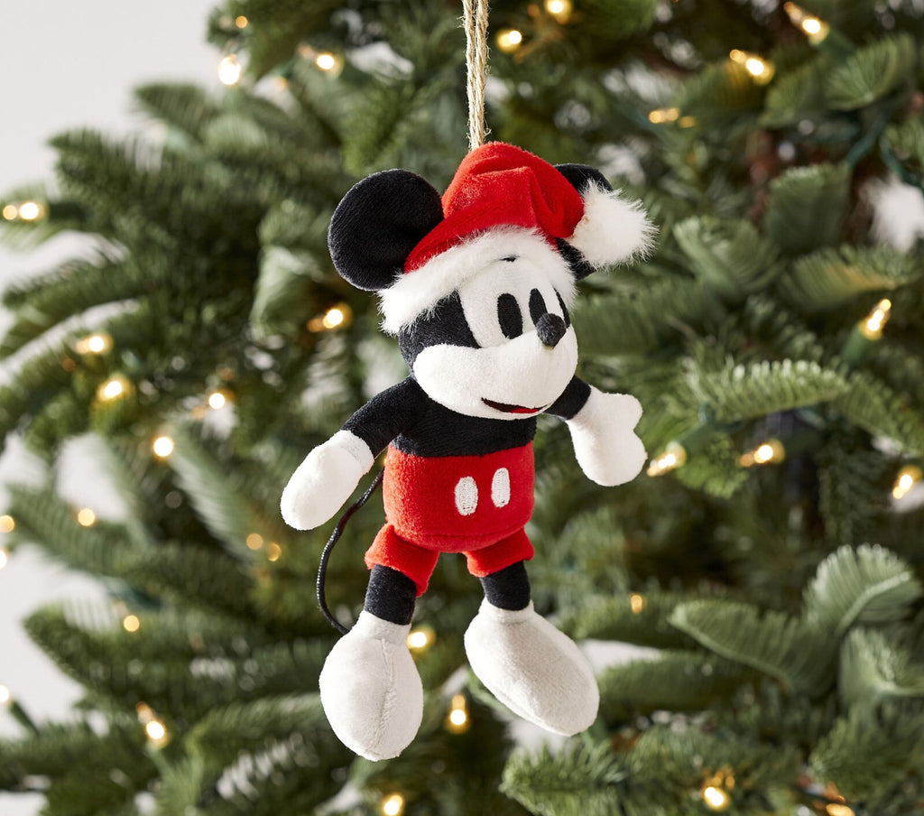 Disney Pottery Barn Mickey Mouse plush Holiday gift party birthday school kid -