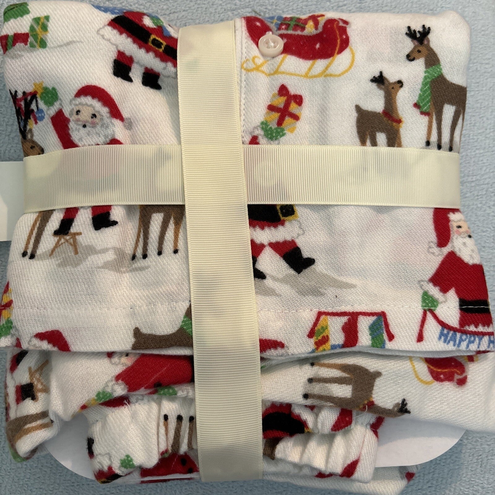 Pottery Barn Holiday Disney Rudolph Pajama , school gift Christmas Santa Deer [