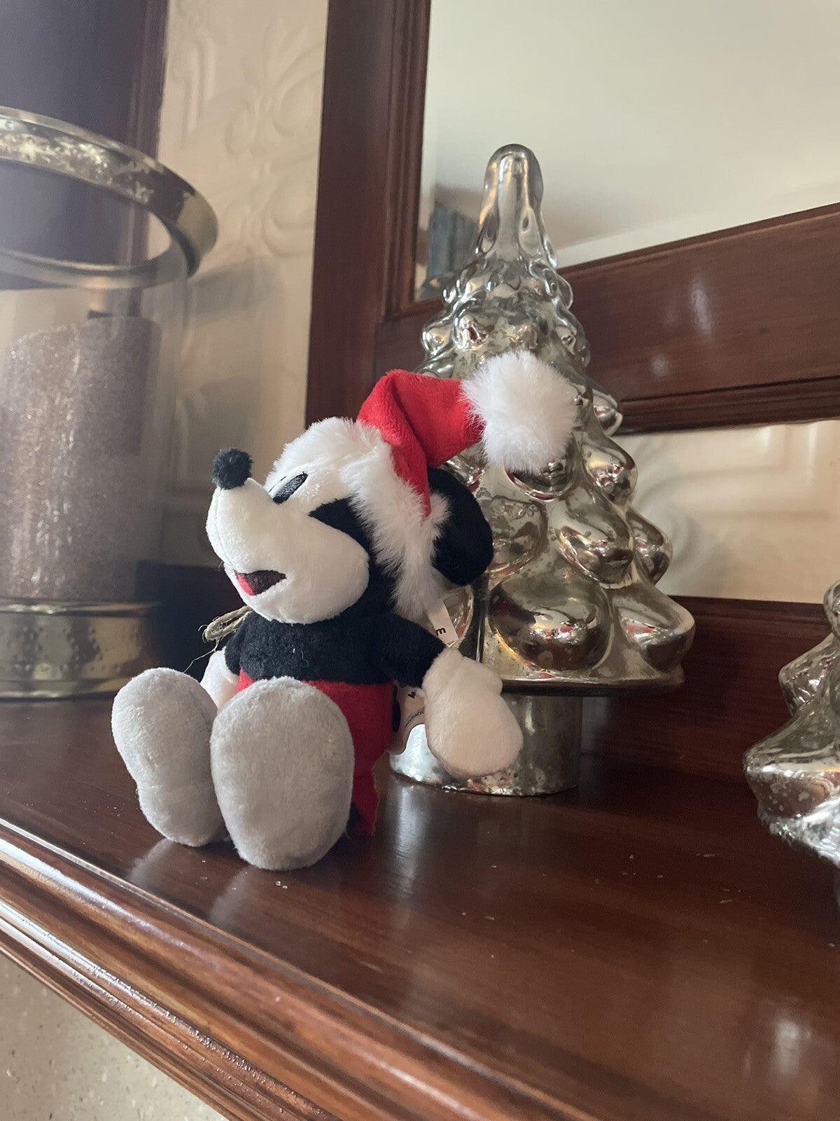 Disney Pottery Barn Mickey Mouse plush Holiday gift party birthday school kid -