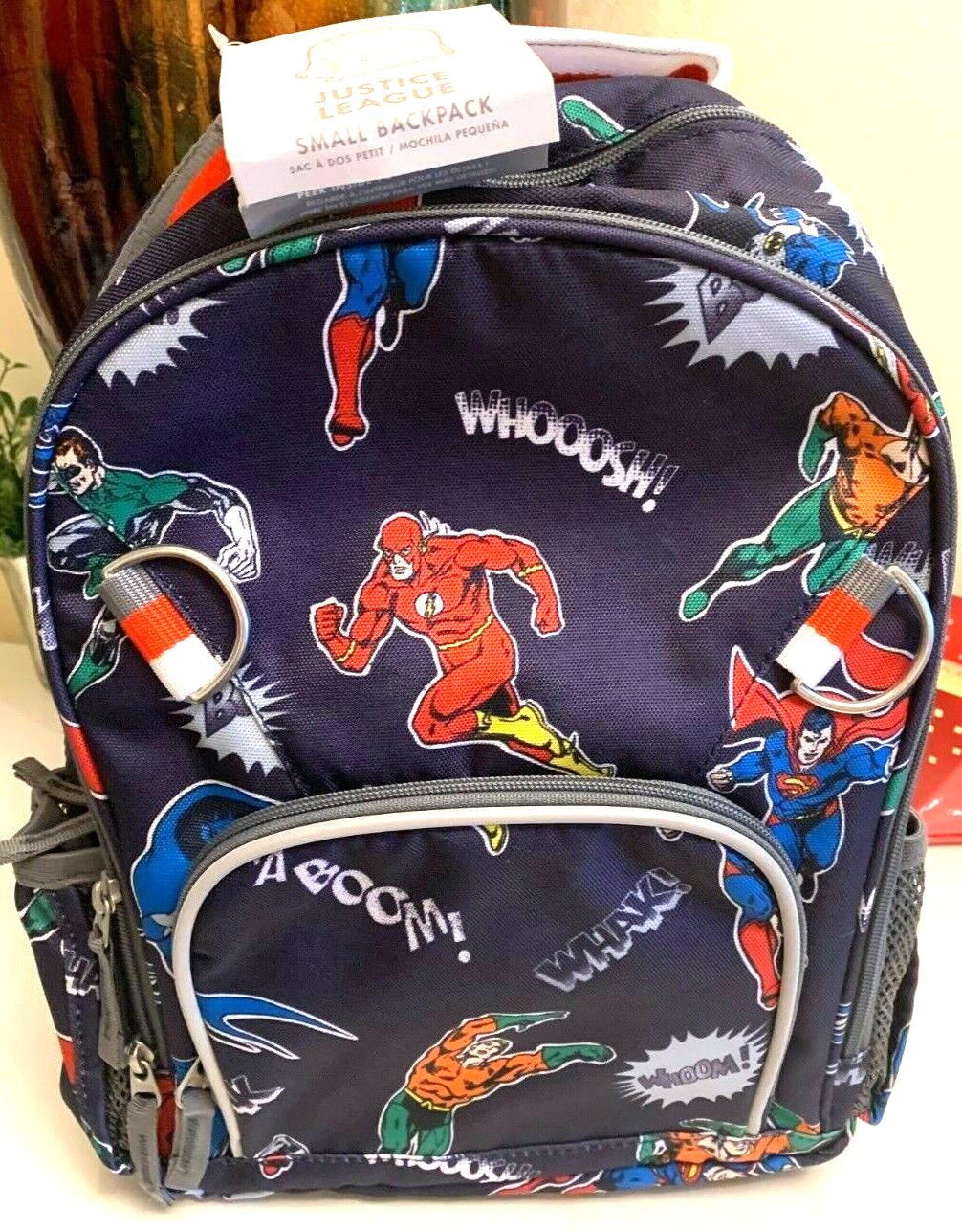 Pottery Barn school Disney Marvel comic batman Spiderman Backpack + Lunch bag .