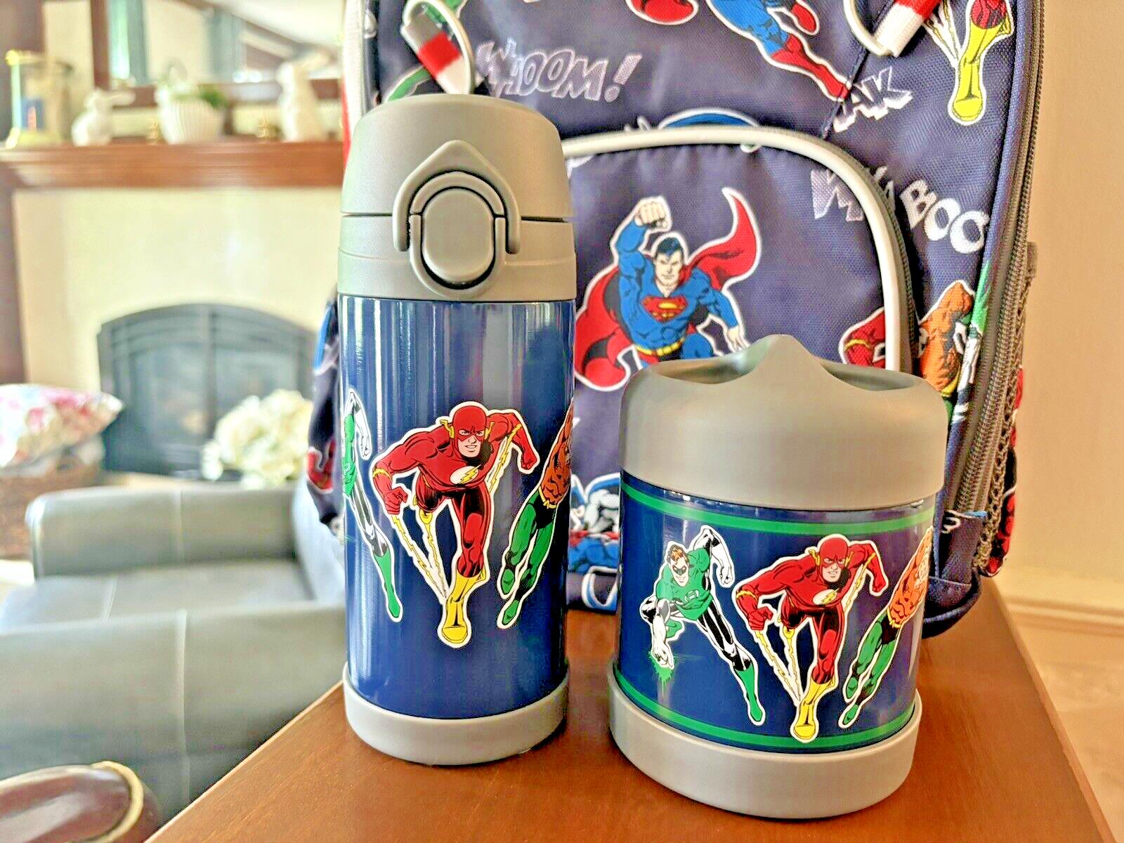 Pottery barn school Marvel BAPCKPACK WATER LUNCH Avengers Superman Travel set