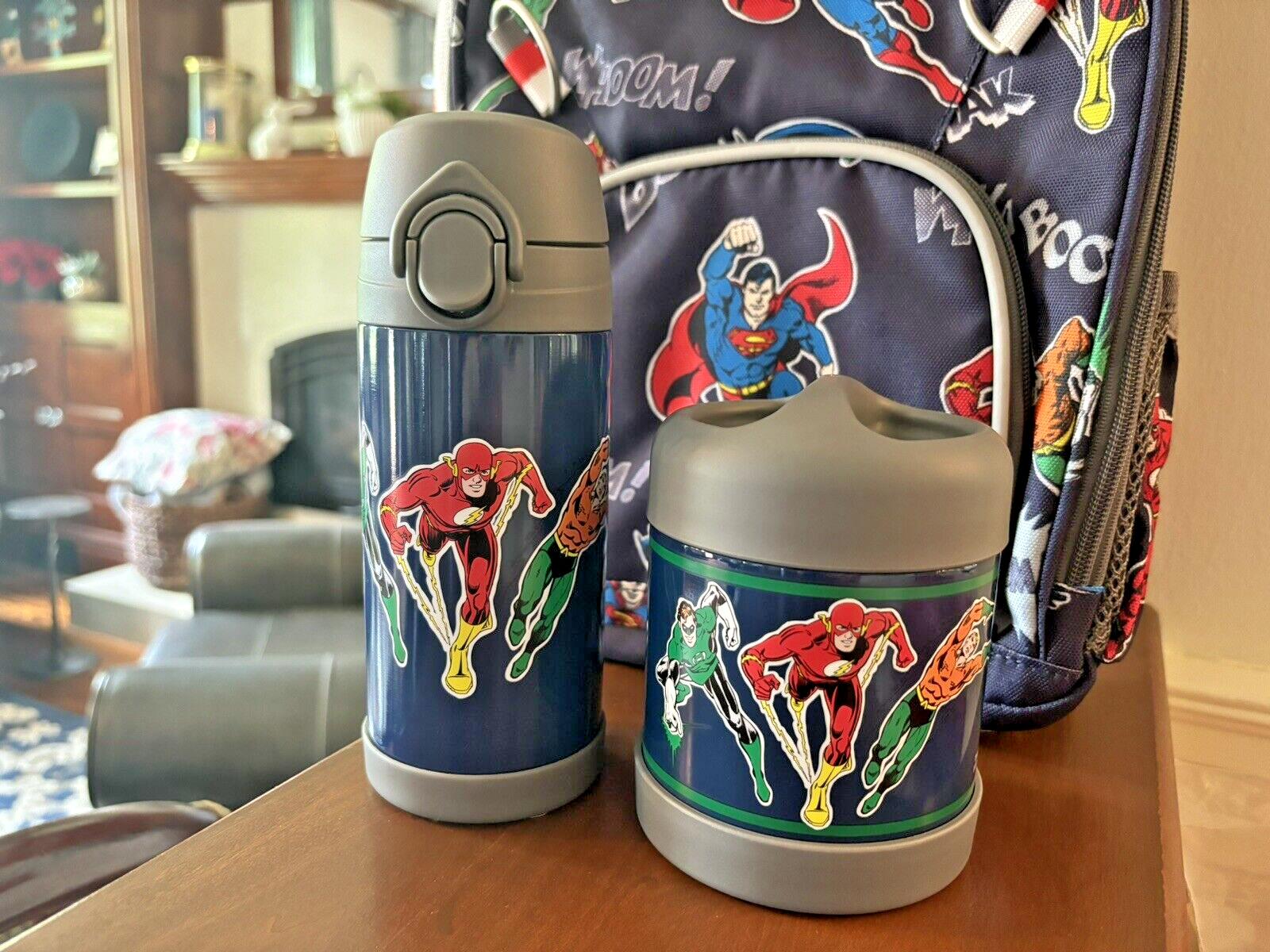 Pottery barn school Marvel BAPCKPACK WATER LUNCH Avengers Superman Travel set