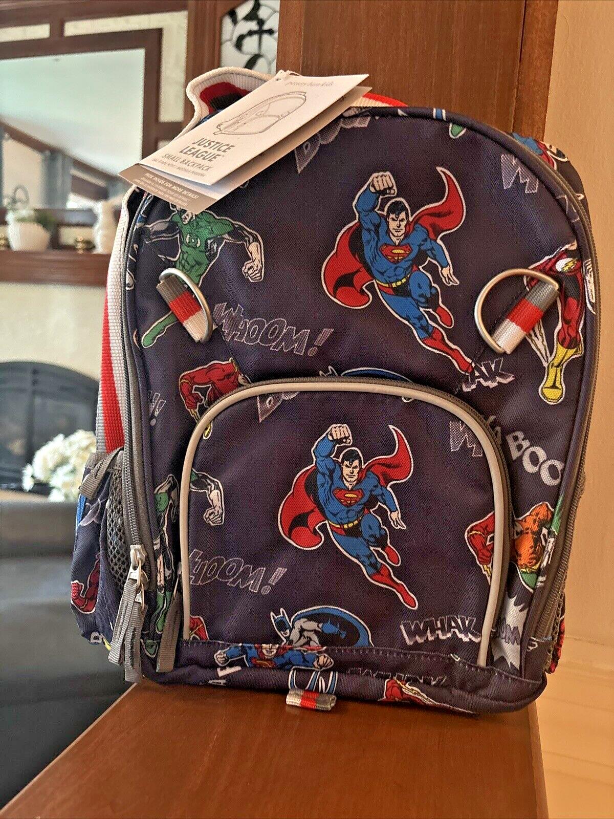Pottery Barn school Disney Marvel comic batman Spiderman Backpack + Lunch bag .