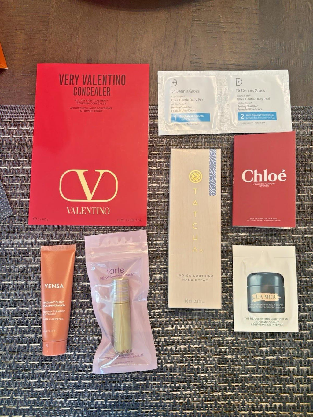 Tatcha Valentino La Mer holiday perfume gift set mom SET Full size hand cream