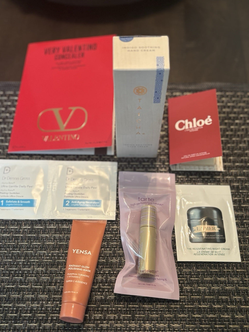 Tatcha Valentino La Mer holiday perfume gift set mom SET Full size hand cream