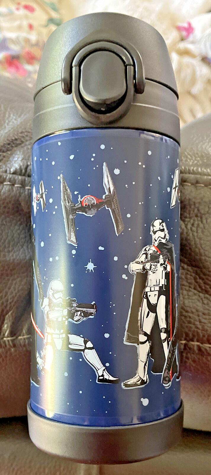 school Pottery barn STAR WARS Solo Water bottle jedi spaceship Travel storm .