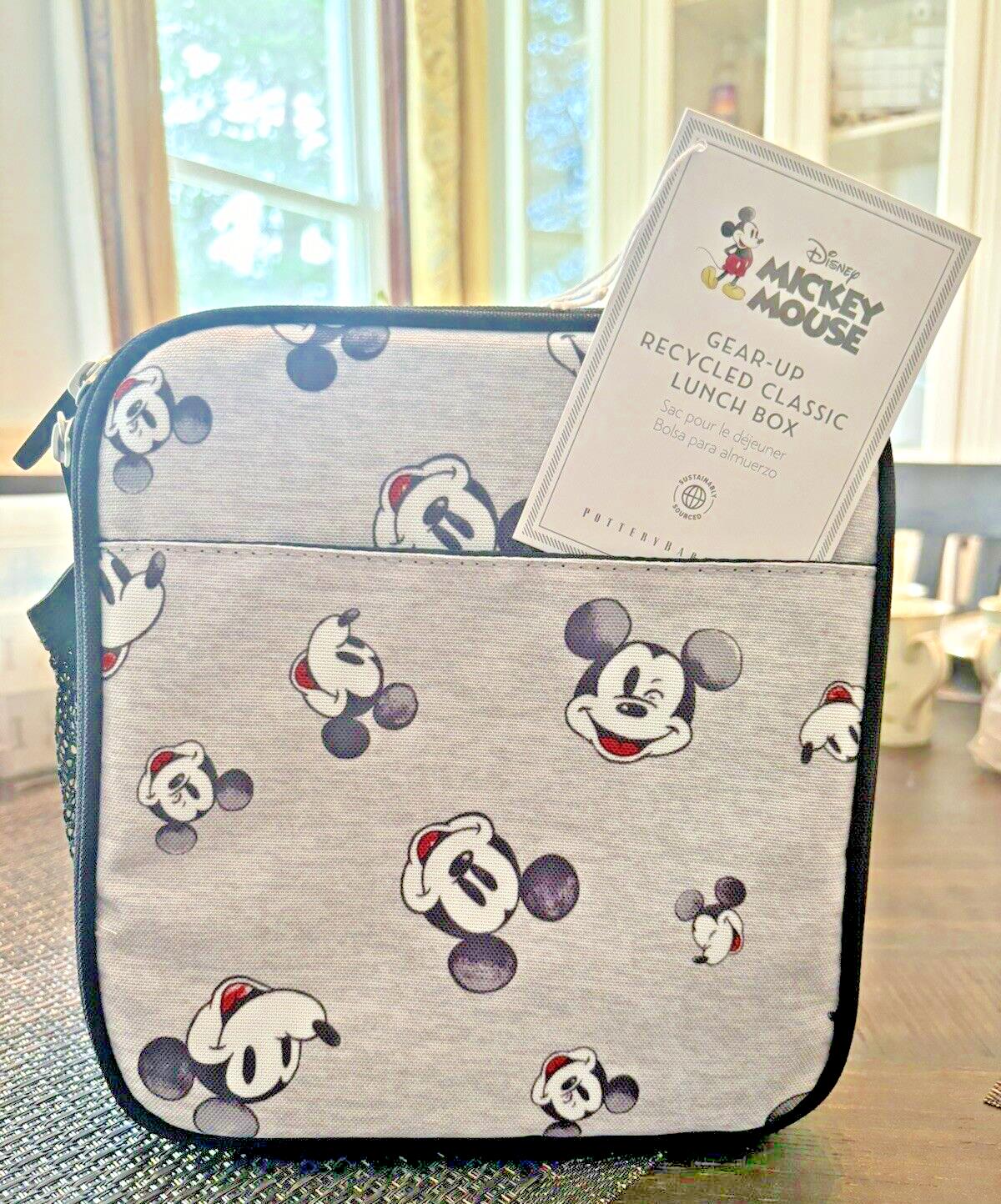 School Disney Pottery Barn MICKEY MOUSE LUNCH BOX bag holiday party travel =