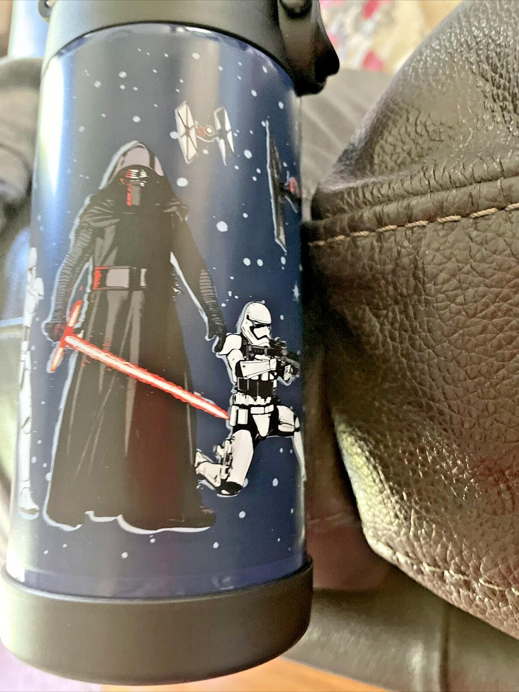 school Pottery barn STAR WARS Solo Water bottle jedi spaceship Travel storm .