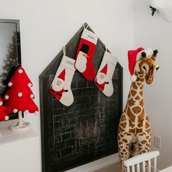 pottery barn Holiday Christmas stocking Snowman frosty Disney gift party '