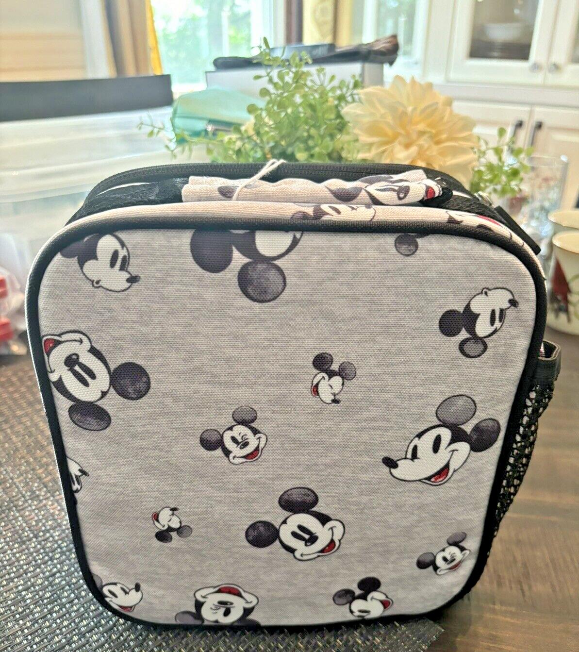 School Disney Pottery Barn MICKEY MOUSE LUNCH BOX bag holiday party travel =
