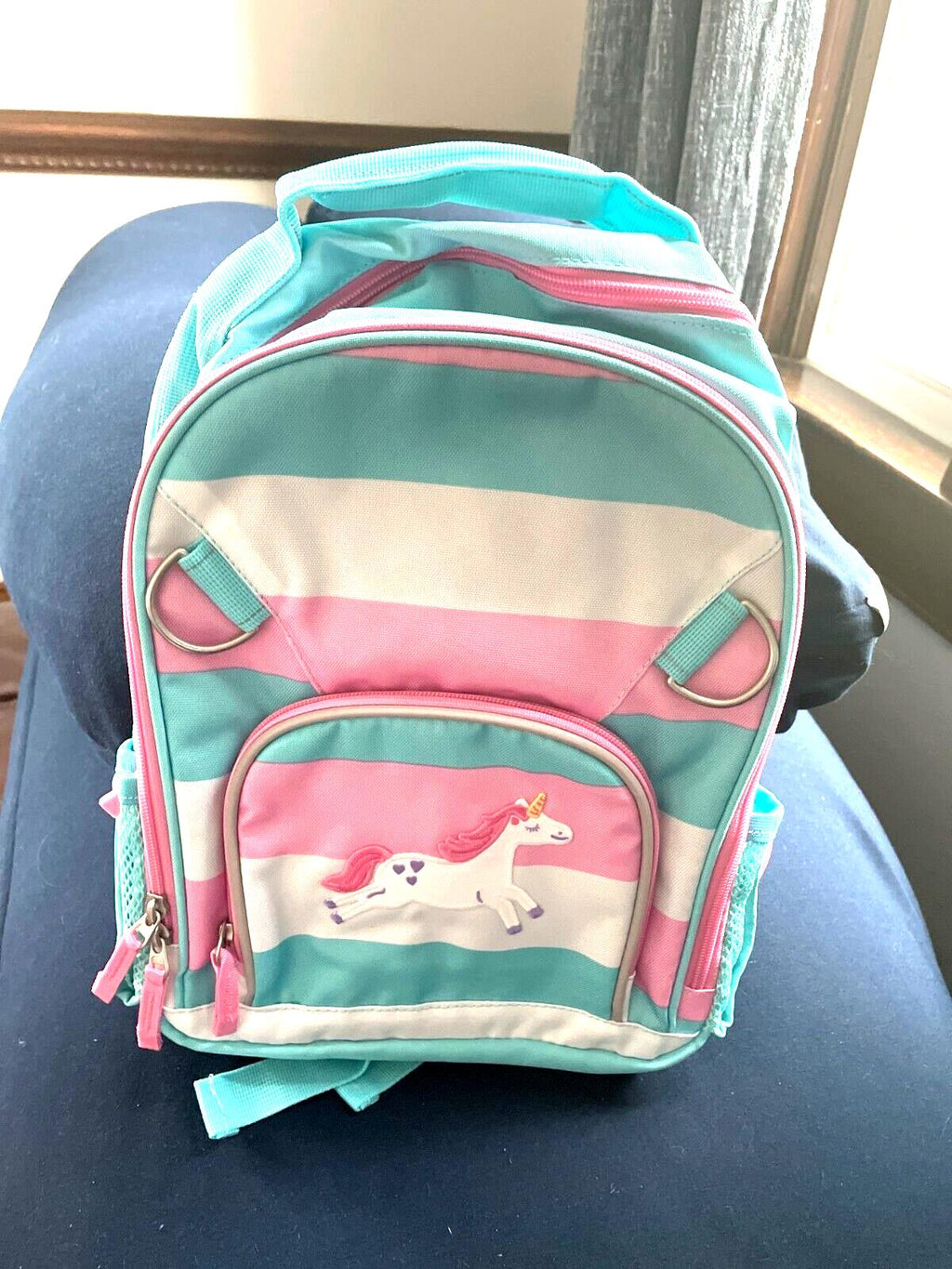 School Pre K backpack Pottery barn Unicorn rainbow Disney gift girl pink ?? .