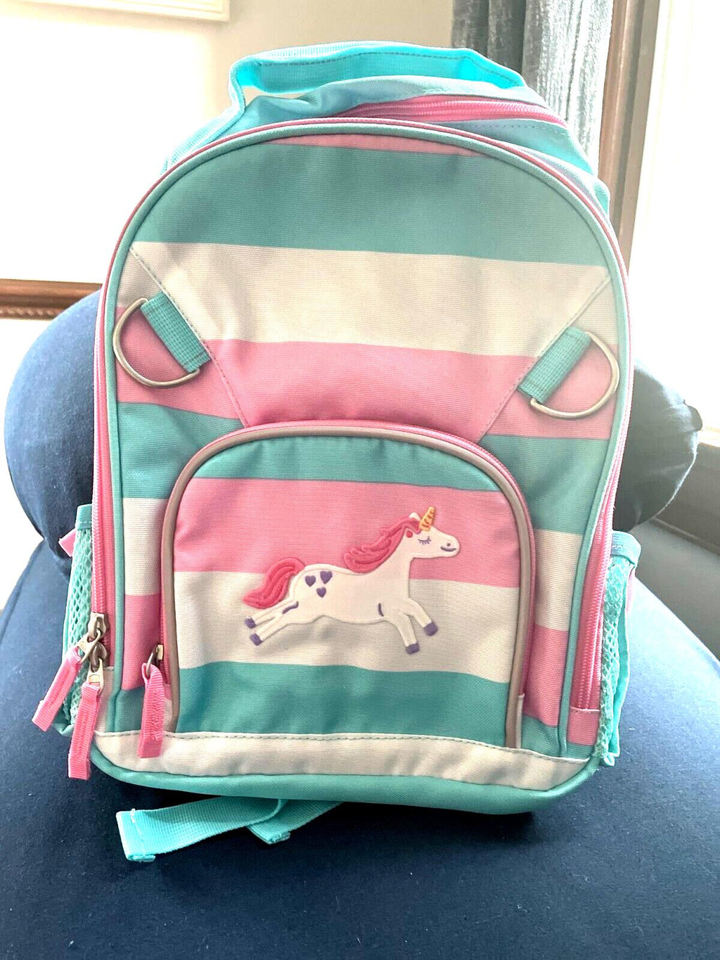 School Pre K backpack Pottery barn Unicorn rainbow Disney gift girl pink ?? .