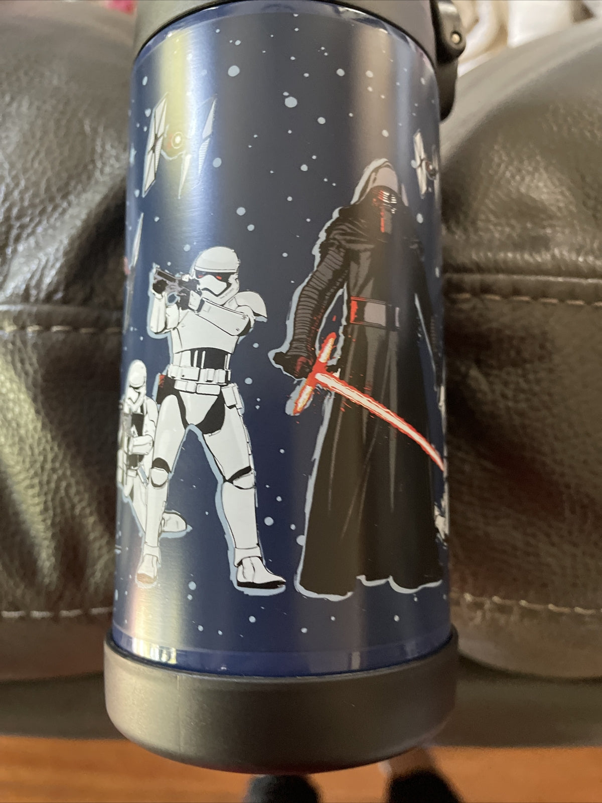 school Pottery barn STAR WARS Solo Water bottle jedi spaceship Travel storm .