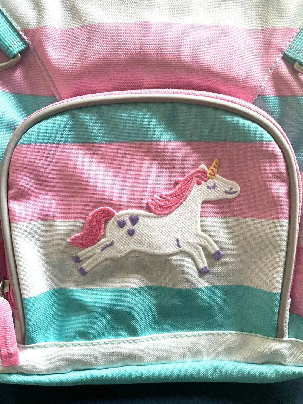 School Pre K backpack Pottery barn Unicorn rainbow Disney gift girl pink ?? .