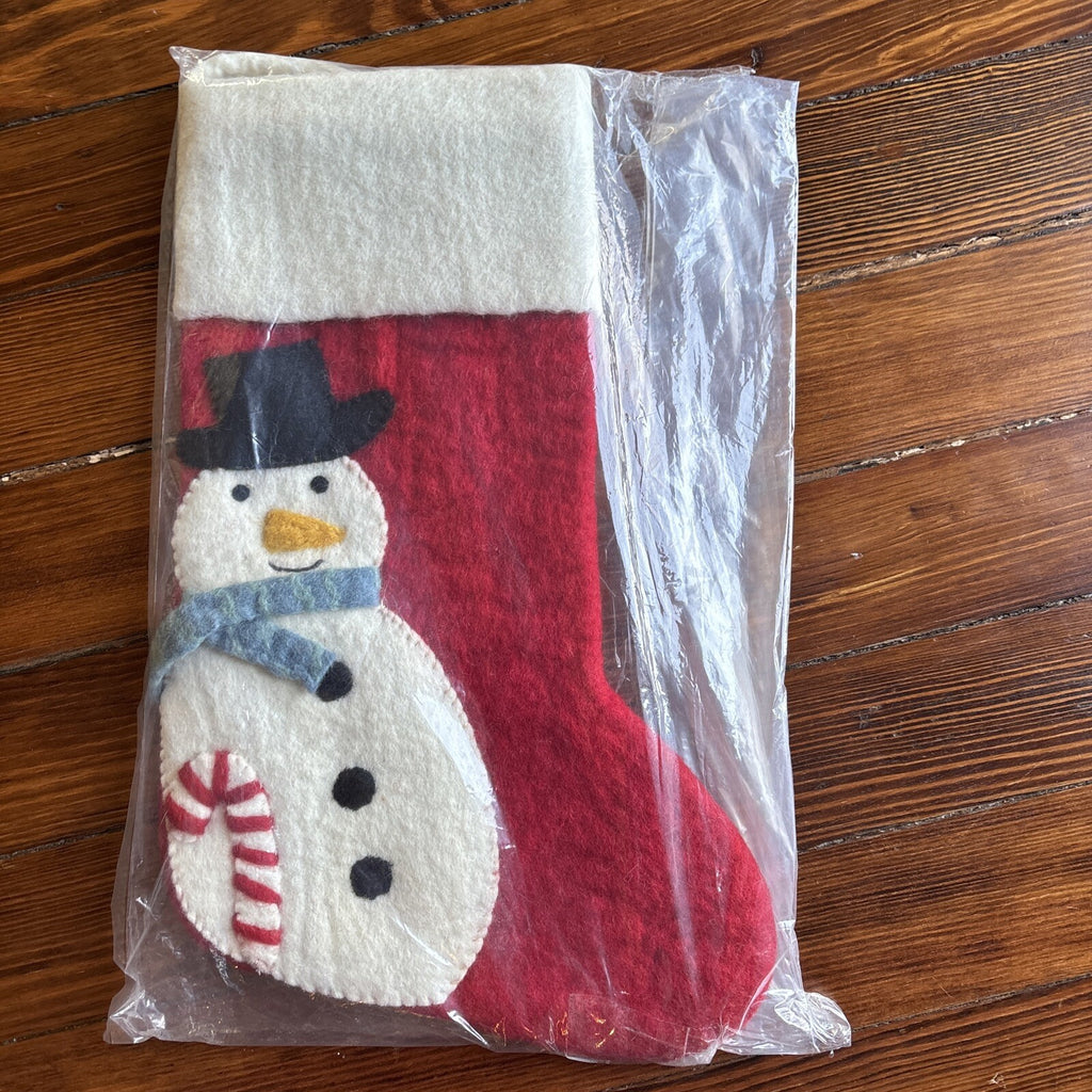 pottery barn Holiday Christmas stocking Snowman frosty Disney gift party '
