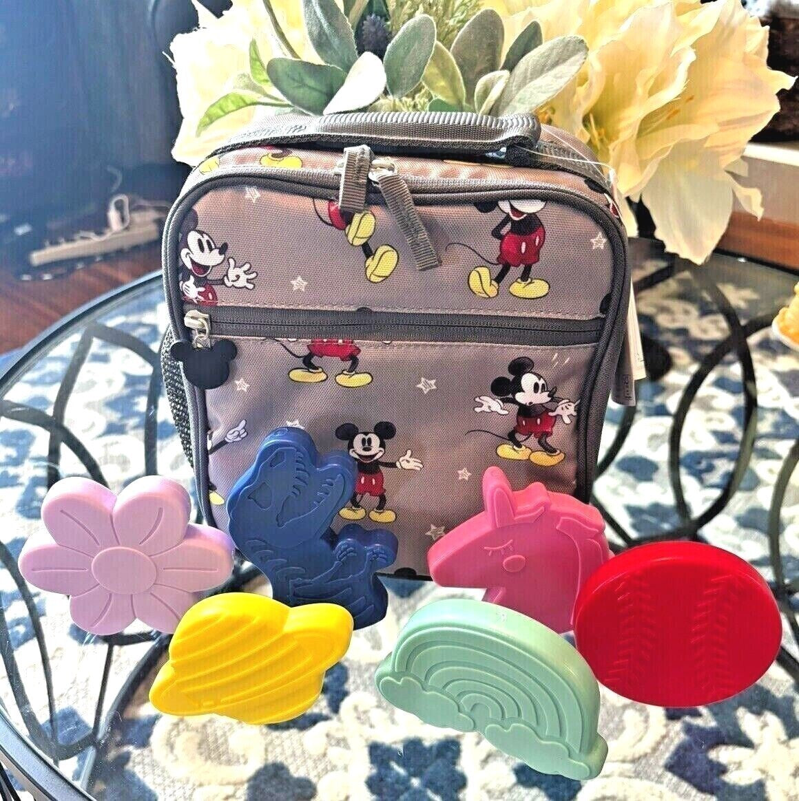 Pottery barn School Mickey Mouse LUNCH Disney +1 bag Space dinosaur travel kid ,