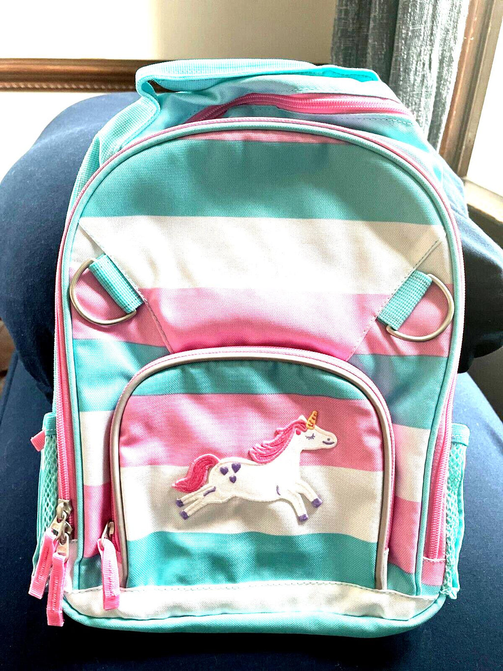 School Pre K backpack Pottery barn Unicorn rainbow Disney gift girl pink ?? .