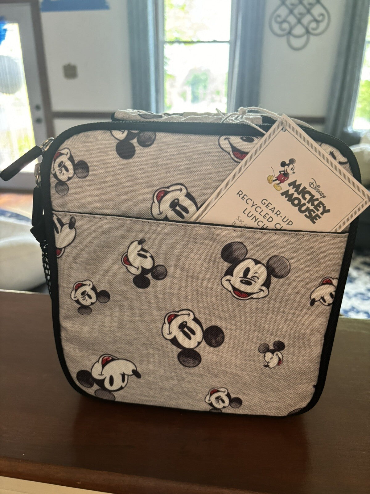 School Disney Pottery Barn MICKEY MOUSE LUNCH BOX bag holiday party travel =