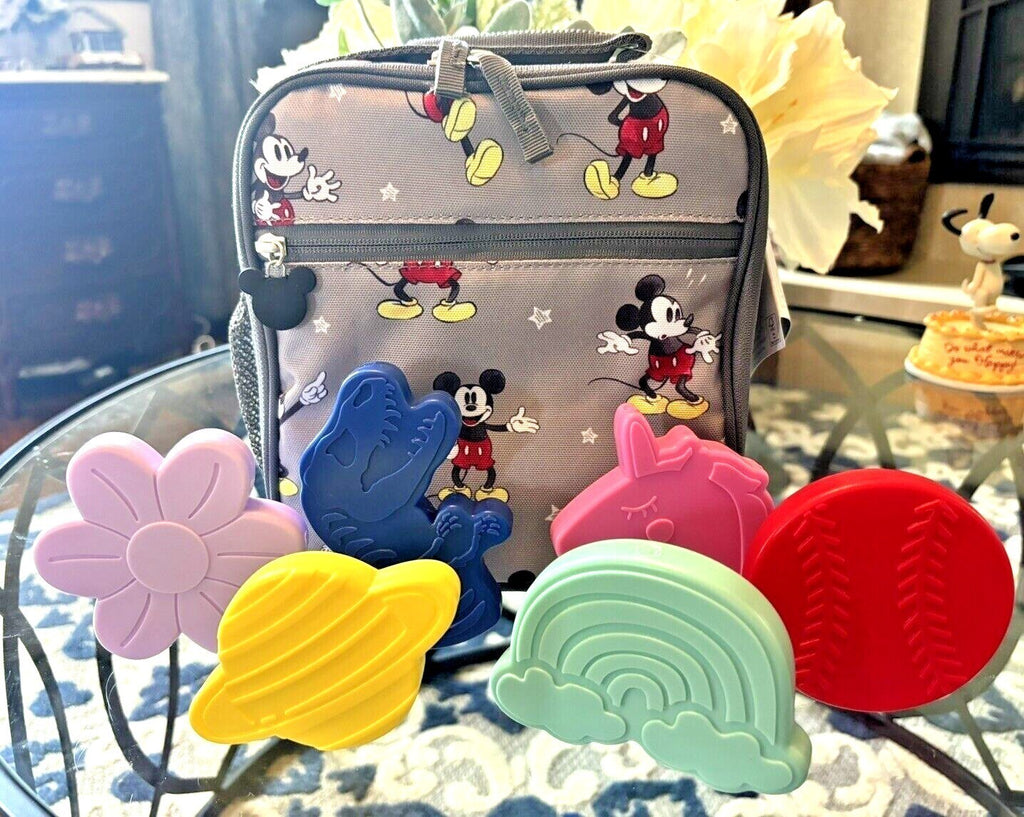 Pottery barn School Mickey Mouse LUNCH Disney +1 bag Space dinosaur travel kid ,
