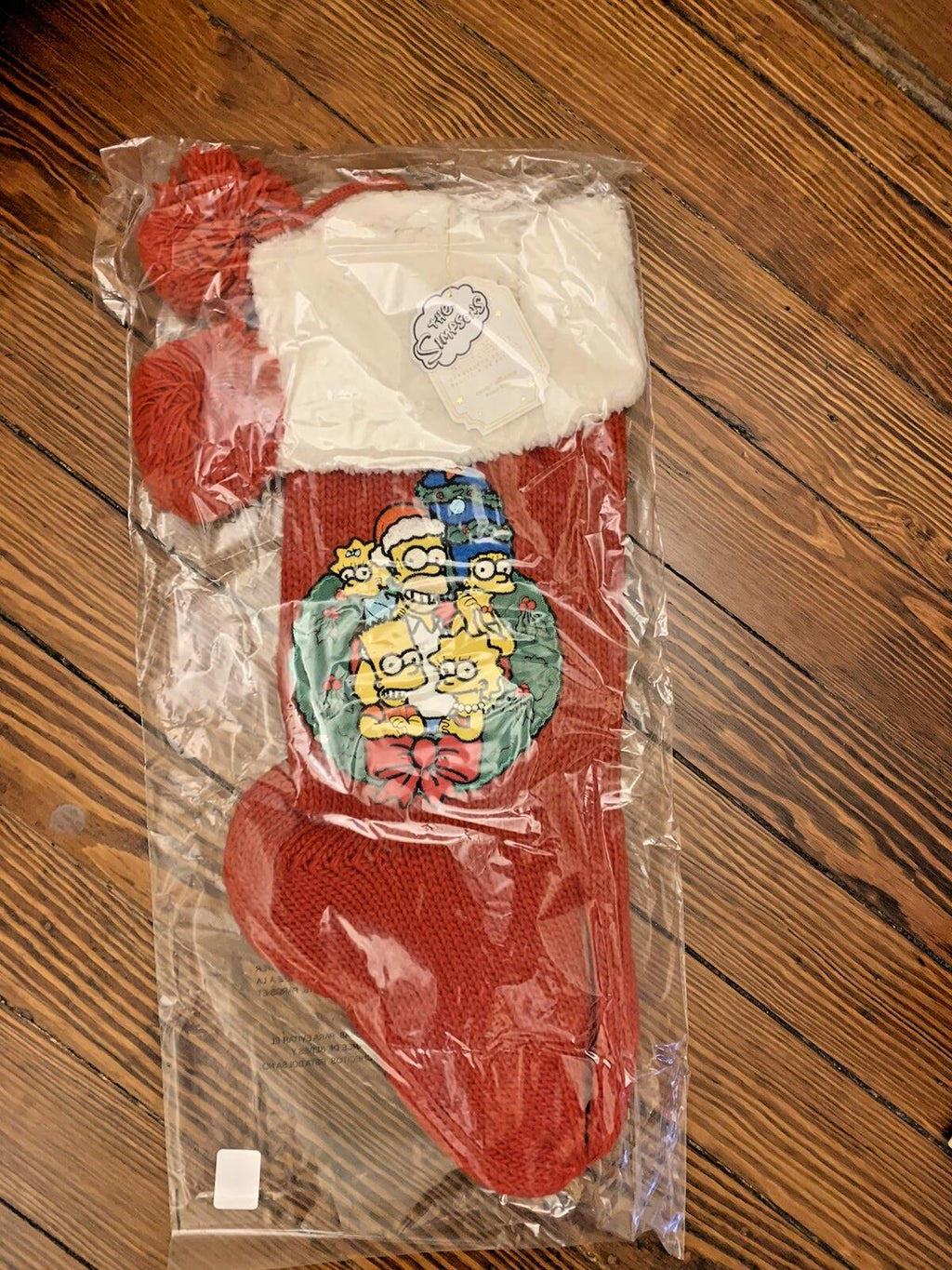 Pottery Barn Holiday Christmas stocking Simpsons Disney teen party gift school m