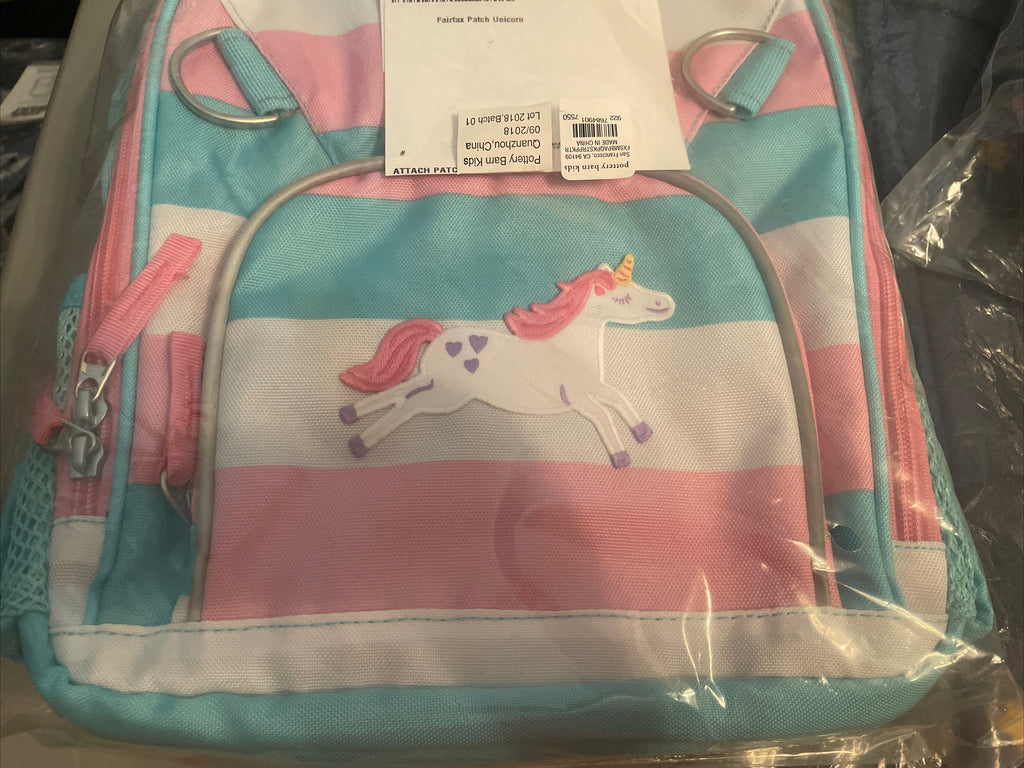 School Pre K backpack Pottery barn Unicorn rainbow Disney gift girl pink ?? .