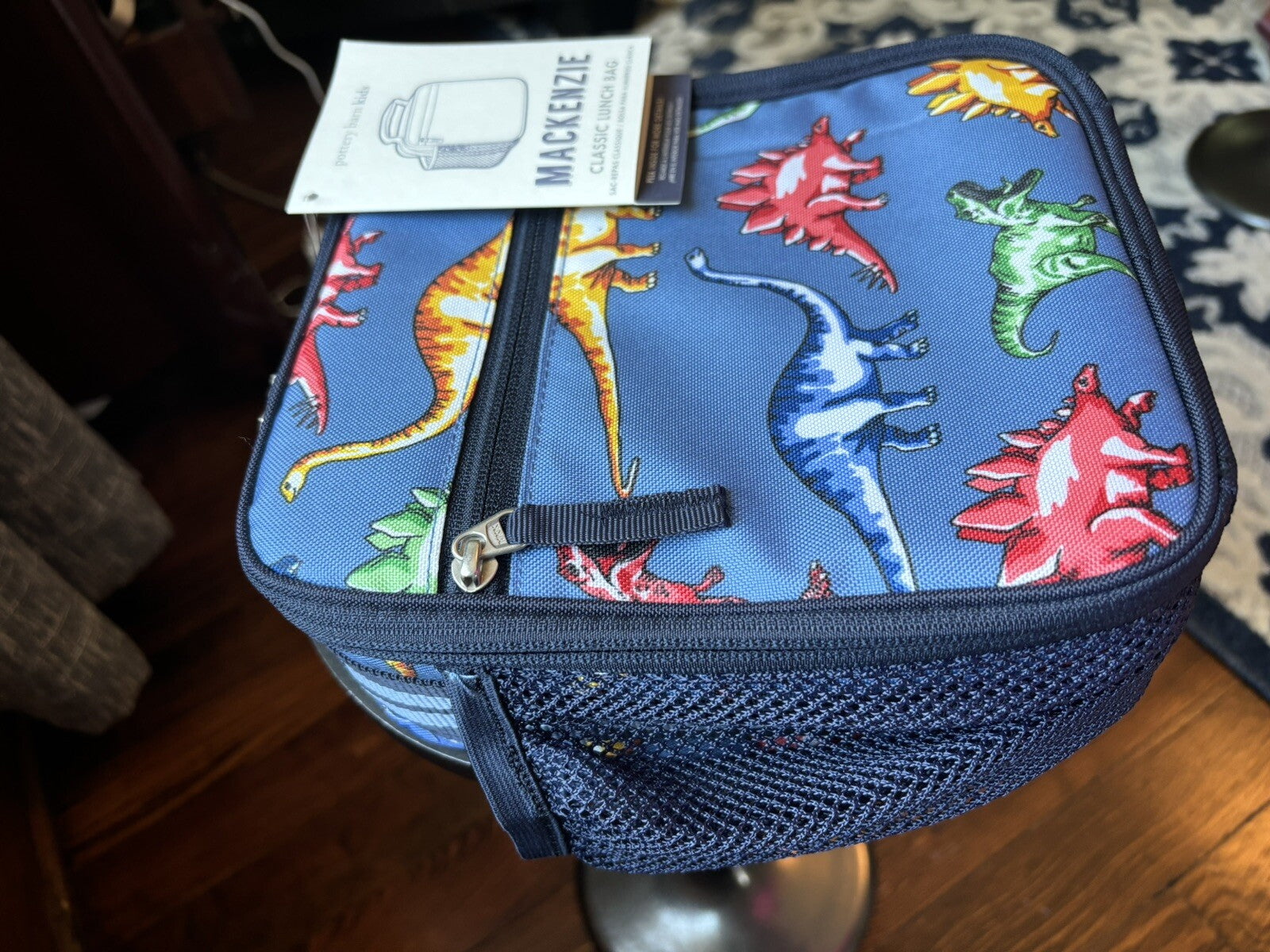 School Disney Pottery barn Lunch Box Dinosaur +Bag Jurassic boy travel kid ??  n