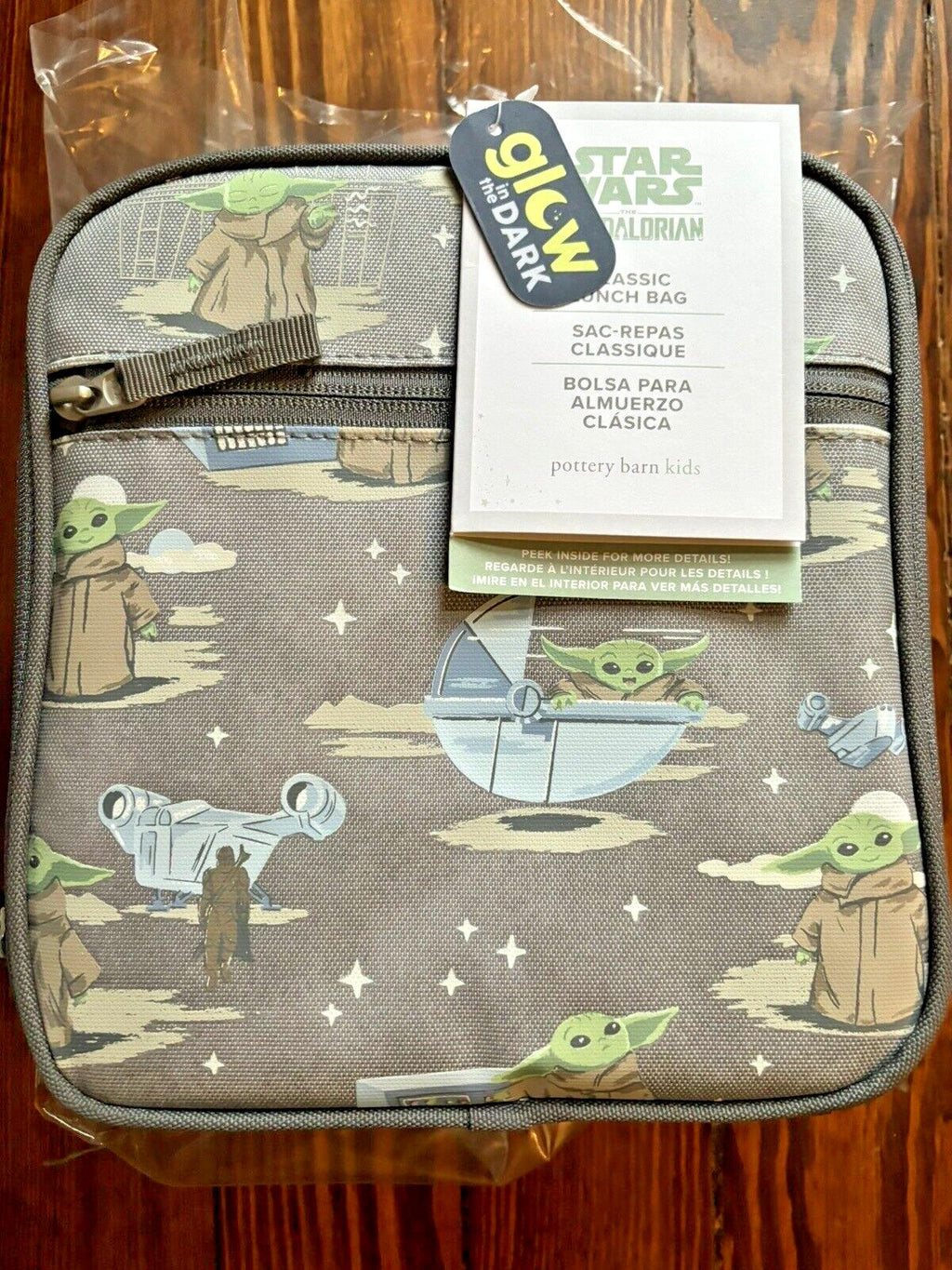 School Pottery barn Disney bag Grogu BACKPACK STAR WARS Solo Yoda + Lunch box .