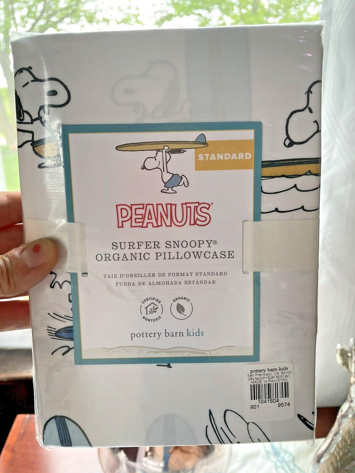 Pottery barn Snoopy school peanuts Pillowcase Halloween Holiday Dog kids SET 2 y