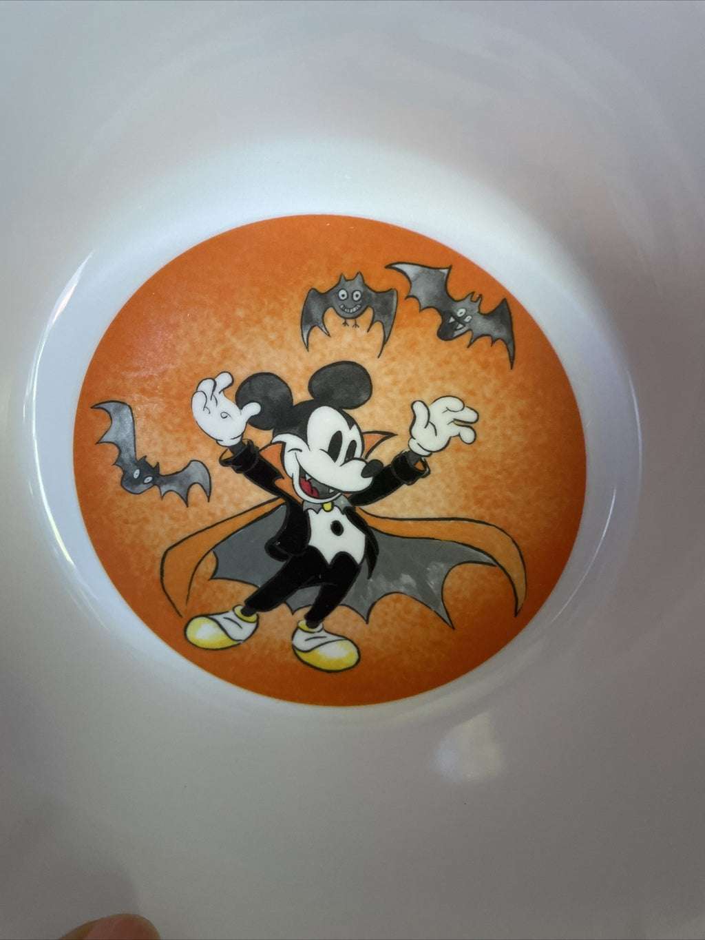 Disney Pottery Barn Mickey Mouse holiday Bowl Halloween party school SET 4 a