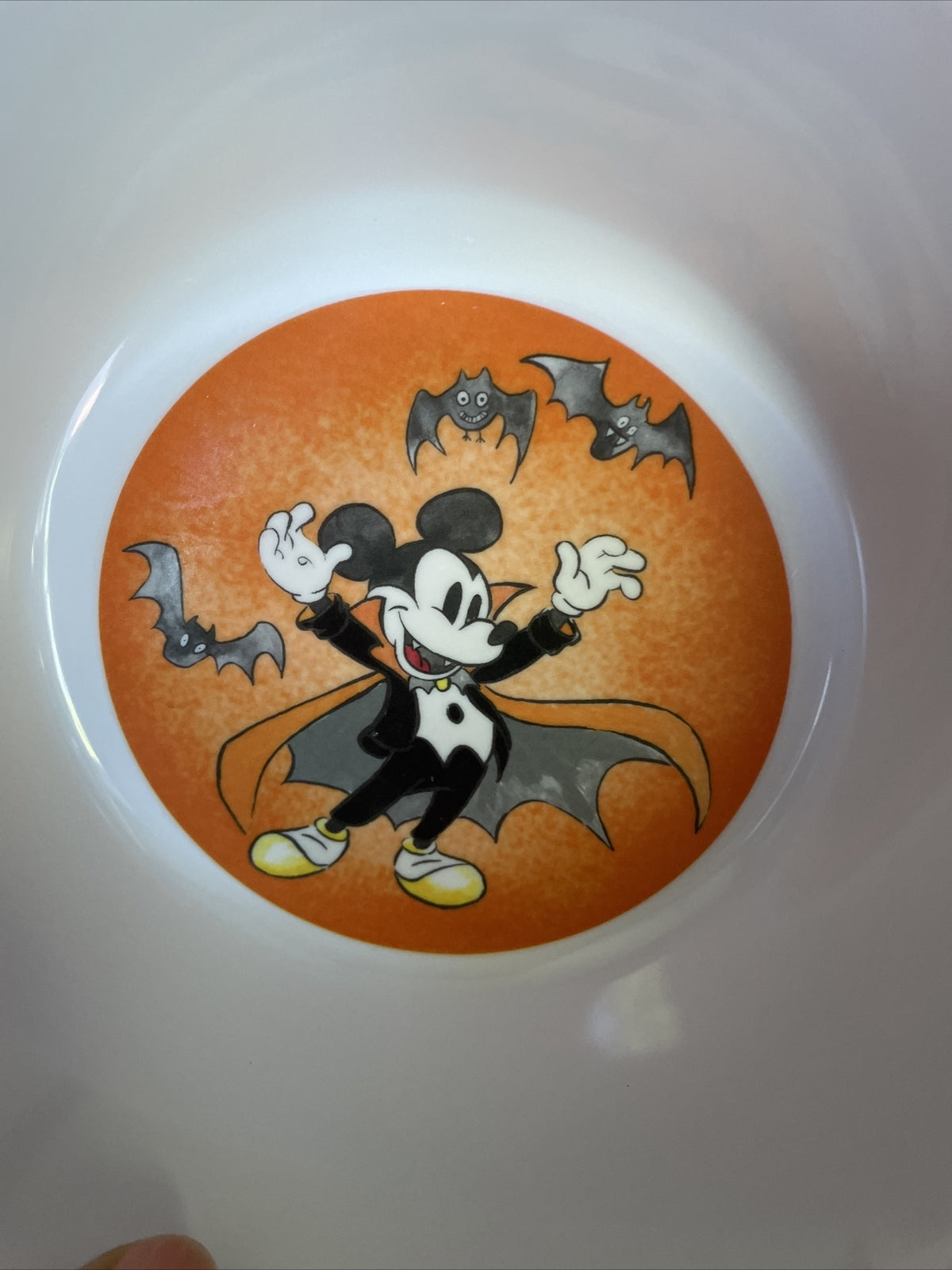 Disney Pottery Barn Mickey Mouse holiday Bowl Halloween party school SET 4 a