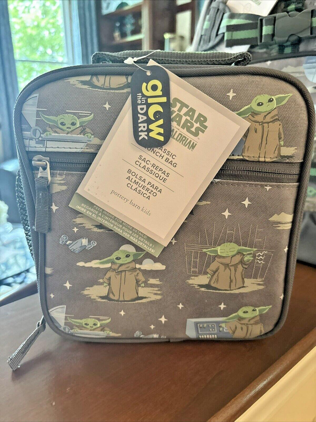 School Pottery barn Disney bag Grogu BACKPACK STAR WARS Solo Yoda + Lunch box .