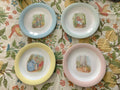 Disney Pottery Barn school kid SET 4 Plate Easter Bunny Peter rabbit Holiday
