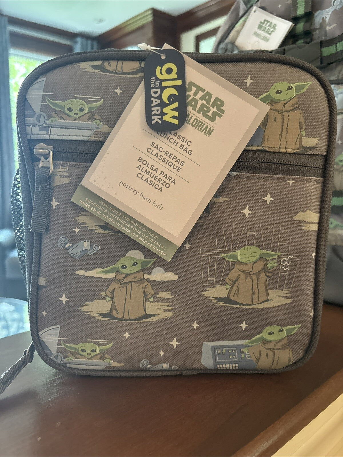 School Pottery barn Disney bag Grogu BACKPACK STAR WARS Solo Yoda + Lunch box .