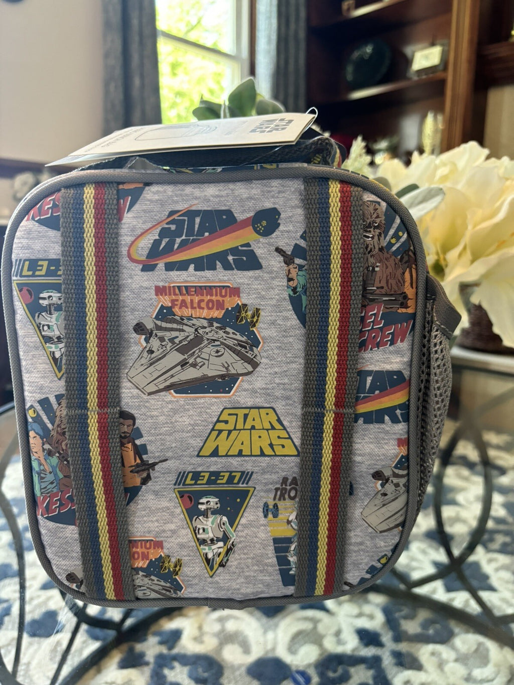 School Pottery Barn LUNCH BOX BAG Utensil Set Disney STAR WARS Solo jedi grogu ,