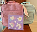 Pottery barn kids School Disney Glitter LUNCH BOX Bag Barbie Frozen Travel .